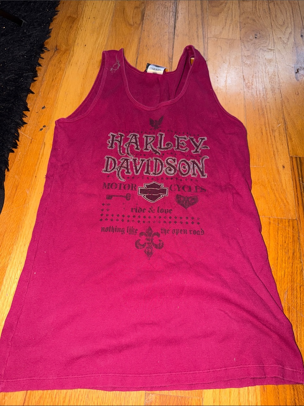Harley-Davidson Women's Deep Pink Graphic Tank Top